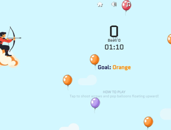 Logħba Ballon Archer Isfida  onlajn