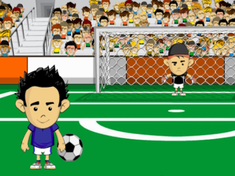 Logħba Euro Freekick Frenzy onlajn