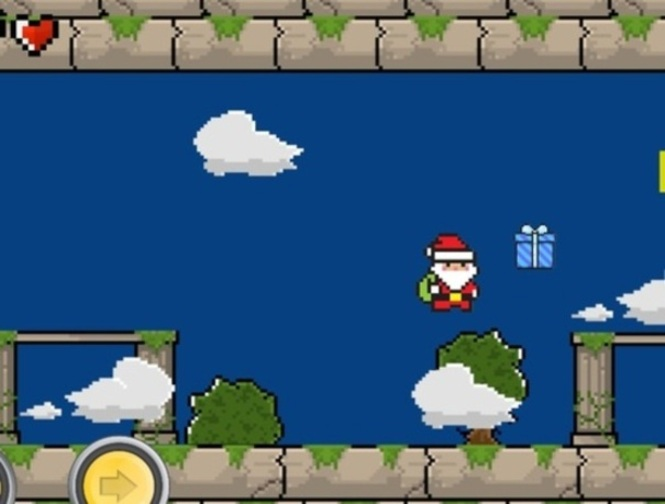 Logħba Retro Santa onlajn