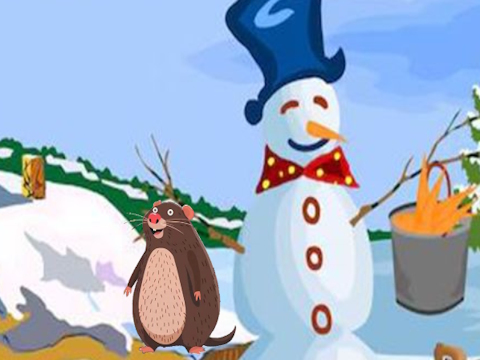 Logħba Koppja taħrab minn Art Snowy  onlajn