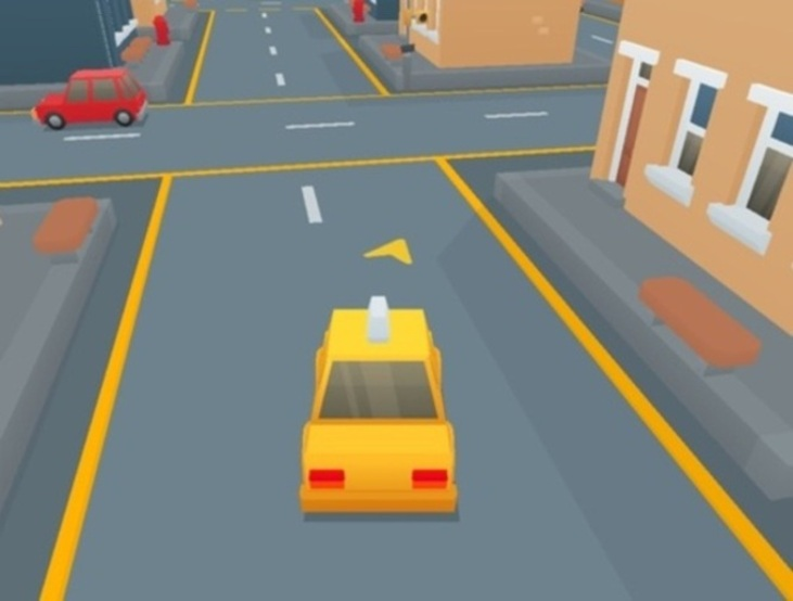 Logħba Taxi tal-karreġġjata veloċi onlajn