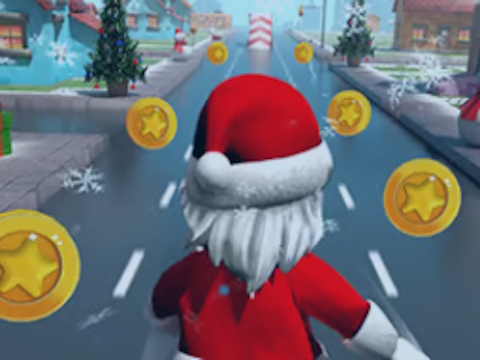 Logħba Santa Roblox Running onlajn