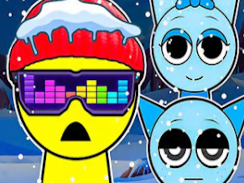 Logħba Incredibox Party Iffriżat Sprunki Beat  onlajn