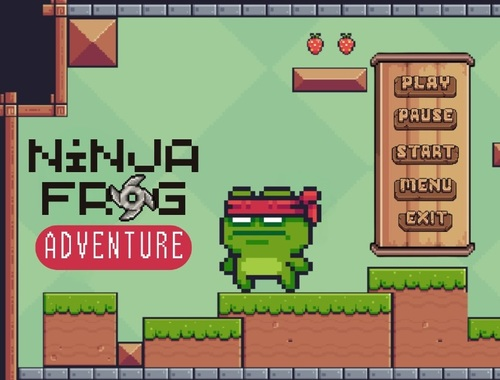 Logħba Ninja Żrinġ Avventura  onlajn