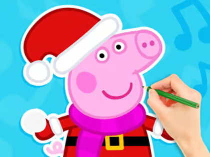Logħba Ktieb tal-kulur: Peppa Pig Snowman  onlajn