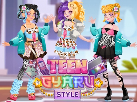 Logħba Stil tal-adolexxenti Gyaru onlajn