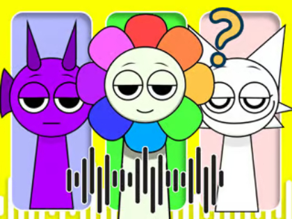 Logħba Kids Quiz: Sprunki Incredibox Voice Riddle onlajn
