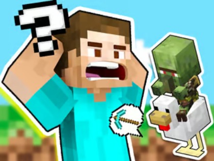 Logħba Kwizz tat-Tfal: Aqta' Minecraft Voice  onlajn