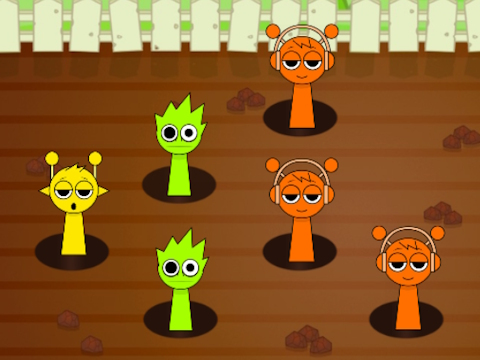 Logħba Sprunki whack mole onlajn