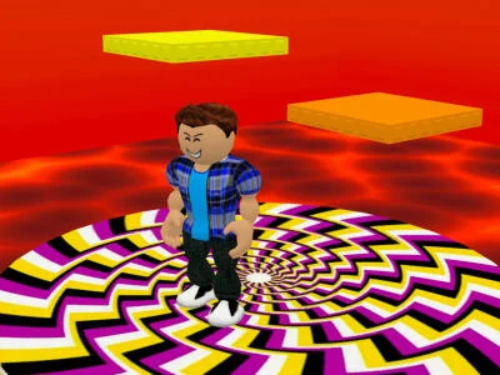 Logħba Roblox: Parkour Lava onlajn