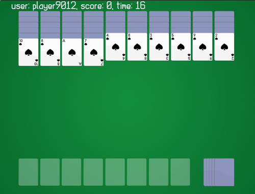 Logħba Spider Solitaire Classic Ver onlajn