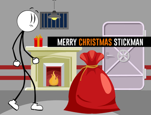 Logħba Il-Milied it-Tajjeb Stickman  onlajn
