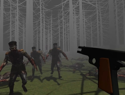 Logħba Zombies fil-foresta  onlajn