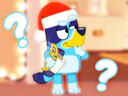 Logħba Kids Quiz: Bluey Christmas Fandom onlajn