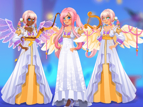 Logħba Girly Angelic Eterjali onlajn
