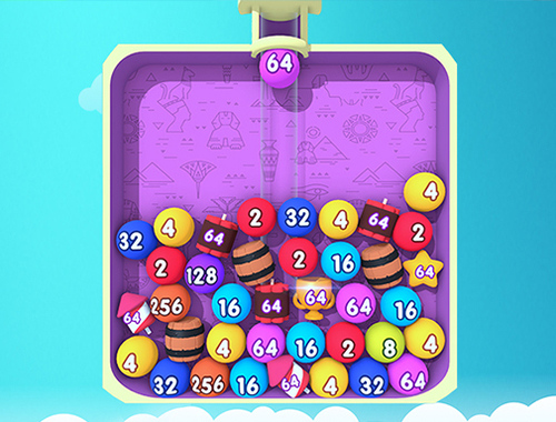 Logħba Bubble Merge 2048 onlajn
