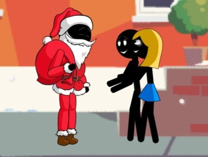 Logħba Stickman Santa onlajn