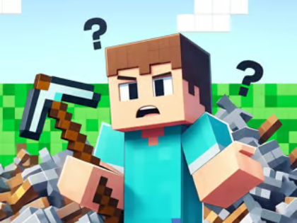 Logħba Kids Quiz: Minecraft NOOB Biex PRO  onlajn