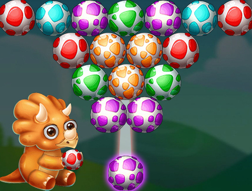 Logħba Dino shooter tal-bajd onlajn