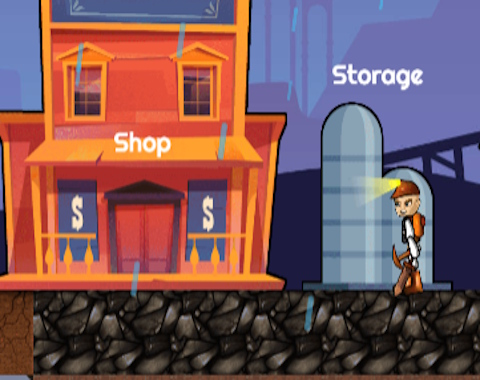 Logħba Dungeon Miner onlajn