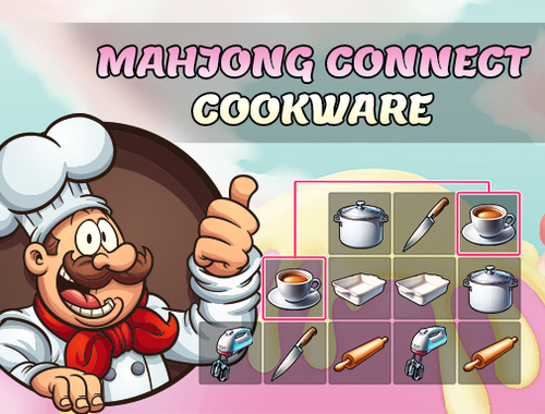Logħba Mahjong Connect Cookware onlajn