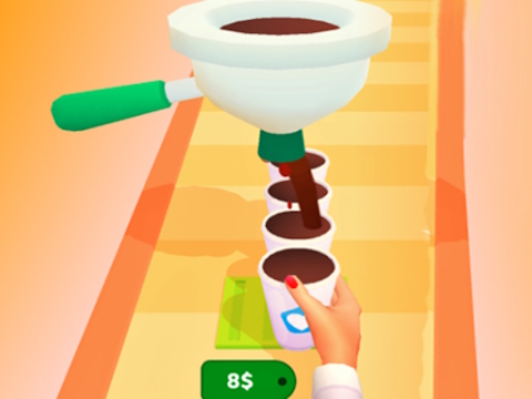 Logħba Coffee Run 3D onlajn