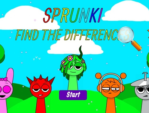 Logħba Sprunki sib id-differenzi  onlajn