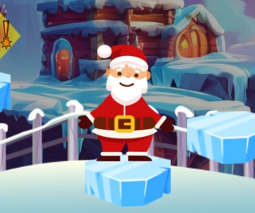 Logħba Il-qabża festiva ta 'Santa  onlajn