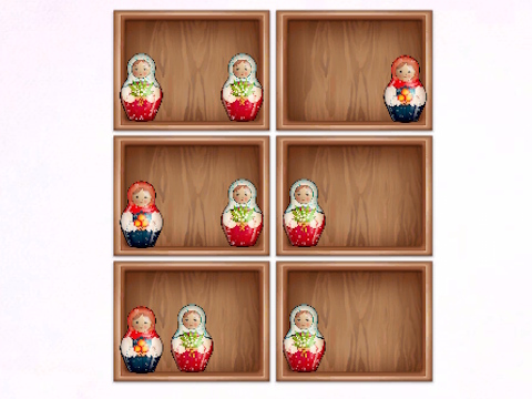 Logħba Issortja l-ixkafef Matryoshka!  onlajn