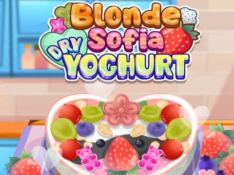 Logħba Blonde Sofia: jogurt niexef  onlajn