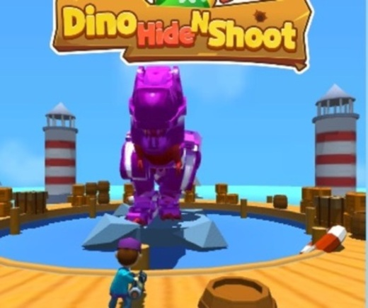Logħba Dino Hide N Shoot onlajn