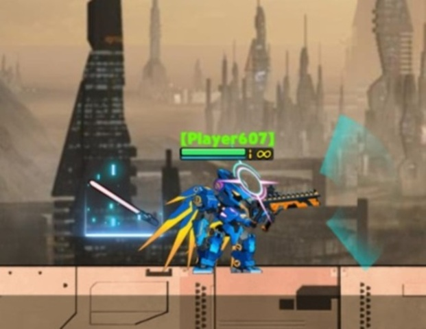 Logħba Robots tal-Gwerra Battle Mech Arena  onlajn