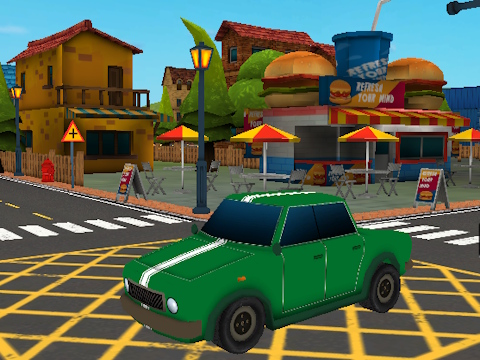 Logħba Parkeġġ tal-belt divertenti  onlajn