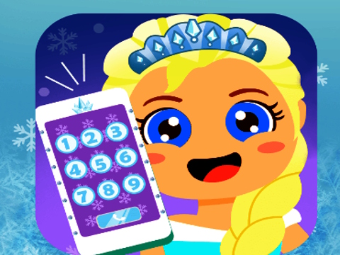 Logħba Telefon Princess tas-Silġ tat-Tarbija  onlajn