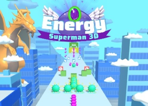 Logħba Energy Superman 3d onlajn