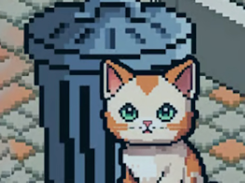 Logħba Pixel Cat Simulator: L-annimali domestiċi tiegħi  onlajn