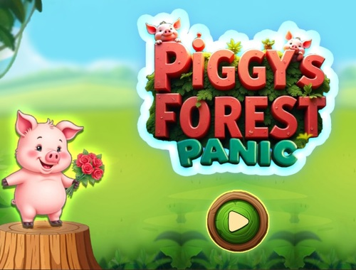 Logħba Paniku tal-foresta ta 'Piggy  onlajn