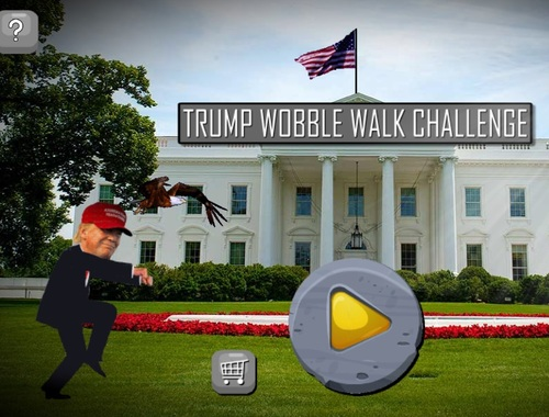 Logħba Trump Wobble Walk Challenge onlajn