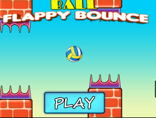 Logħba Bounce tal-ballun flappy  onlajn