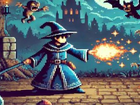 Logħba Pixel Wizard onlajn
