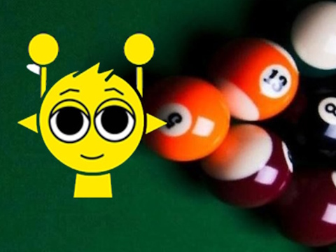 Logħba SPRUNKI 2Players Billiard onlajn