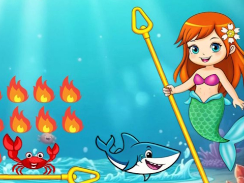 Logħba Princess vs Shark onlajn