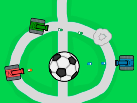 Logħba Tank Soccer Battle 1 2 3 4 Player onlajn
