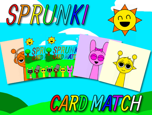 Logħba SPRUNKI Memory Card Match onlajn