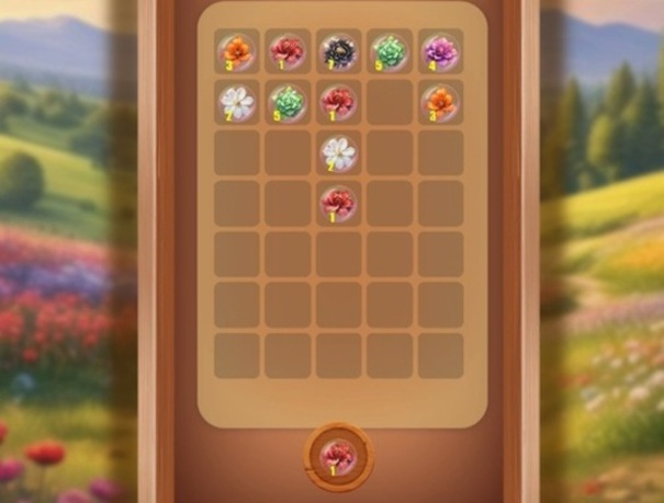 Logħba Dadi puzzles fjuri!  onlajn