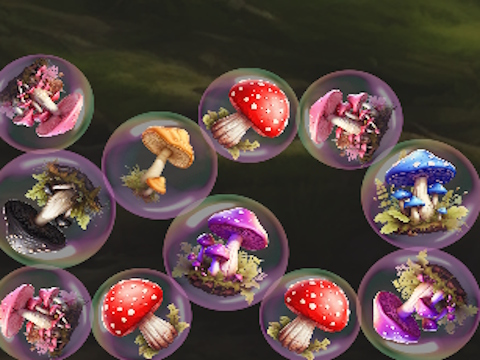 Logħba Mergemushrooms: 2048! onlajn