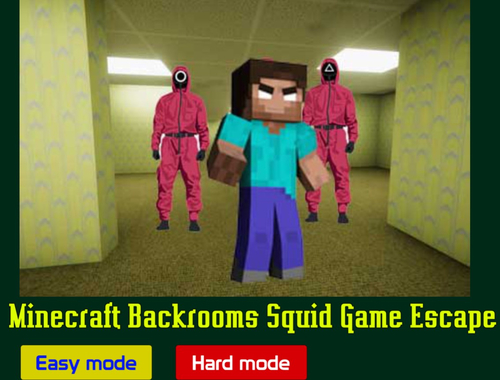 Logħba Minecraft Backrooms Squid Game Escape onlajn
