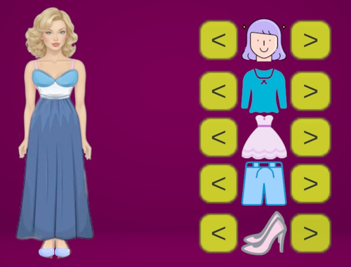 Logħba Dress Up Game Fashion onlajn