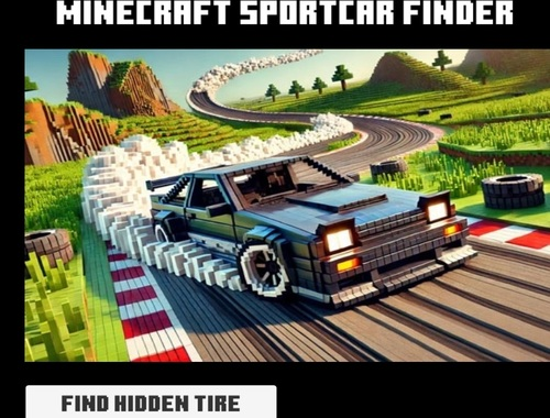 Logħba Minecraft Sportcar Finder onlajn