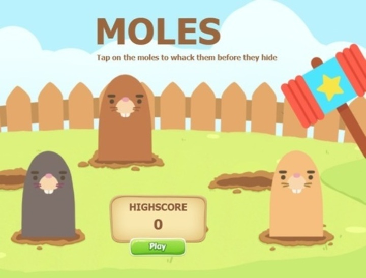 Logħba Moles onlajn